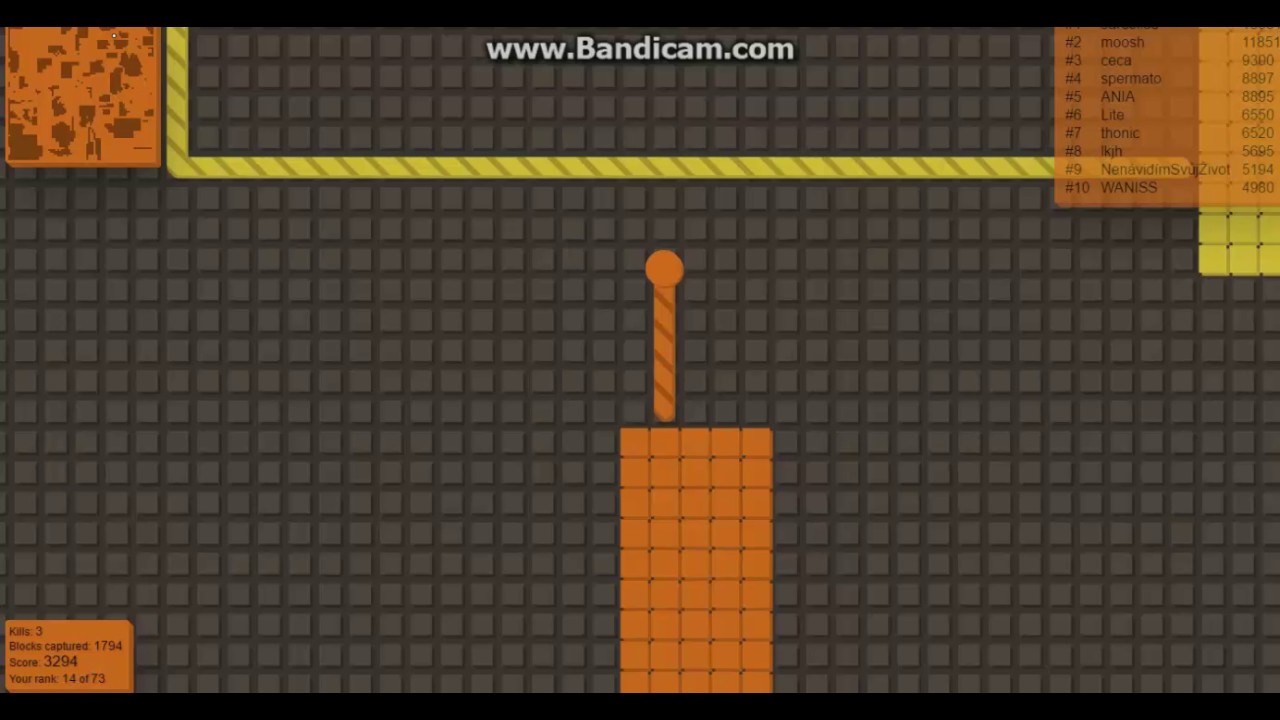 Splix.io Total NOOB, fail attemp #1