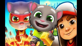 SUBWAY SURFERS VS TALKING TOM HERO DASH VS TALKING TOM GOLD RUN screenshot 3
