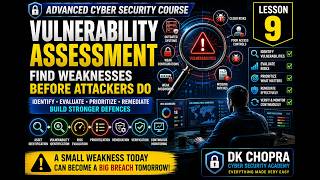 VULNERABILITY ASSESSMENT EXPLAINED | CYBER SECURITY LESSON 9 | ADVANCED COURSE