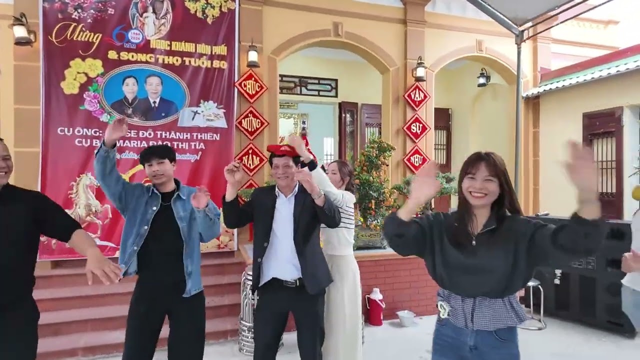 Mừng Ngoc Khánh Hôn Phối Cụ Ông Giu se Đỗ Thành Thiên Cụ Bà Maria Đào Thị Tía