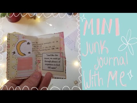 Mini Junk Journal With me!! - YouTube