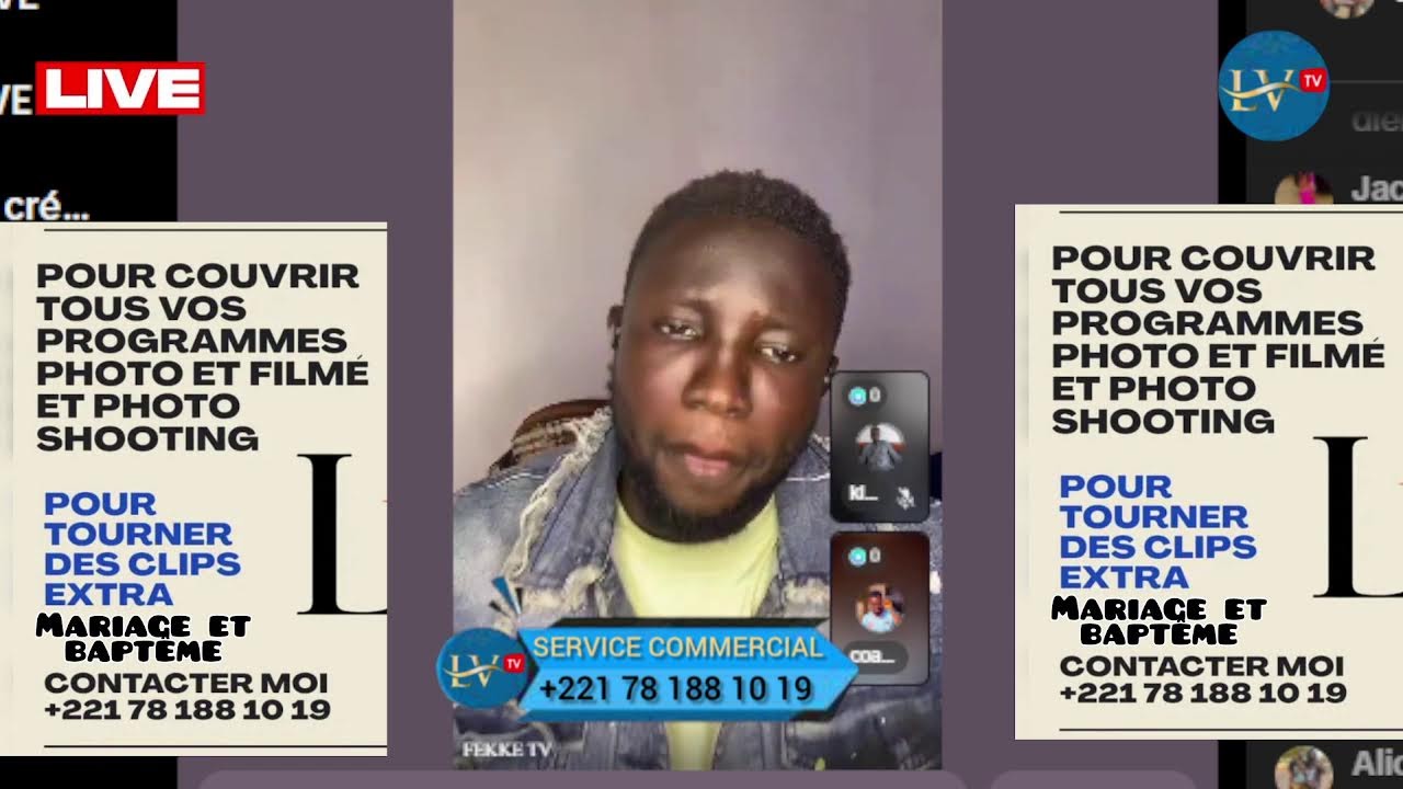 en direct liss diop modou sa thies