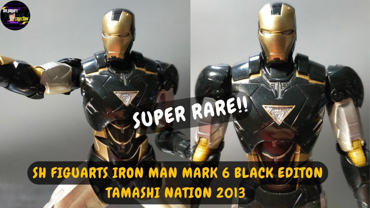 SH Figuarts Iron Man 6 Black | This Ironman Mark 6 Black Ver 2013 