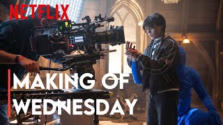 Making of Wednesday | Behind The Scenes & Bloopers with Jenna Ortega | Netflix