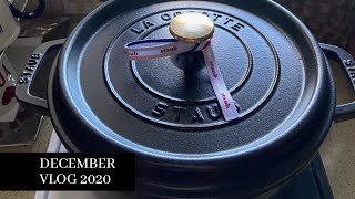 December Vlog | ストウブのお手入れ How to take care of Staub | ３匹の愛犬のための手作りご飯 Cooking for my 3 furbabies