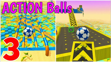 Action Balls - Gameplay walkthrough Part 3 All Levels 31-35 (Android iOS)