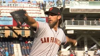 SF@SD: Bumgarner fires eight strong frames vs. Padres
