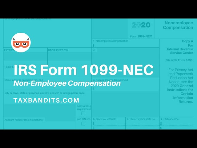 Irs Form 1099 Nec Line By Line 1099 Nec Instruction Explained