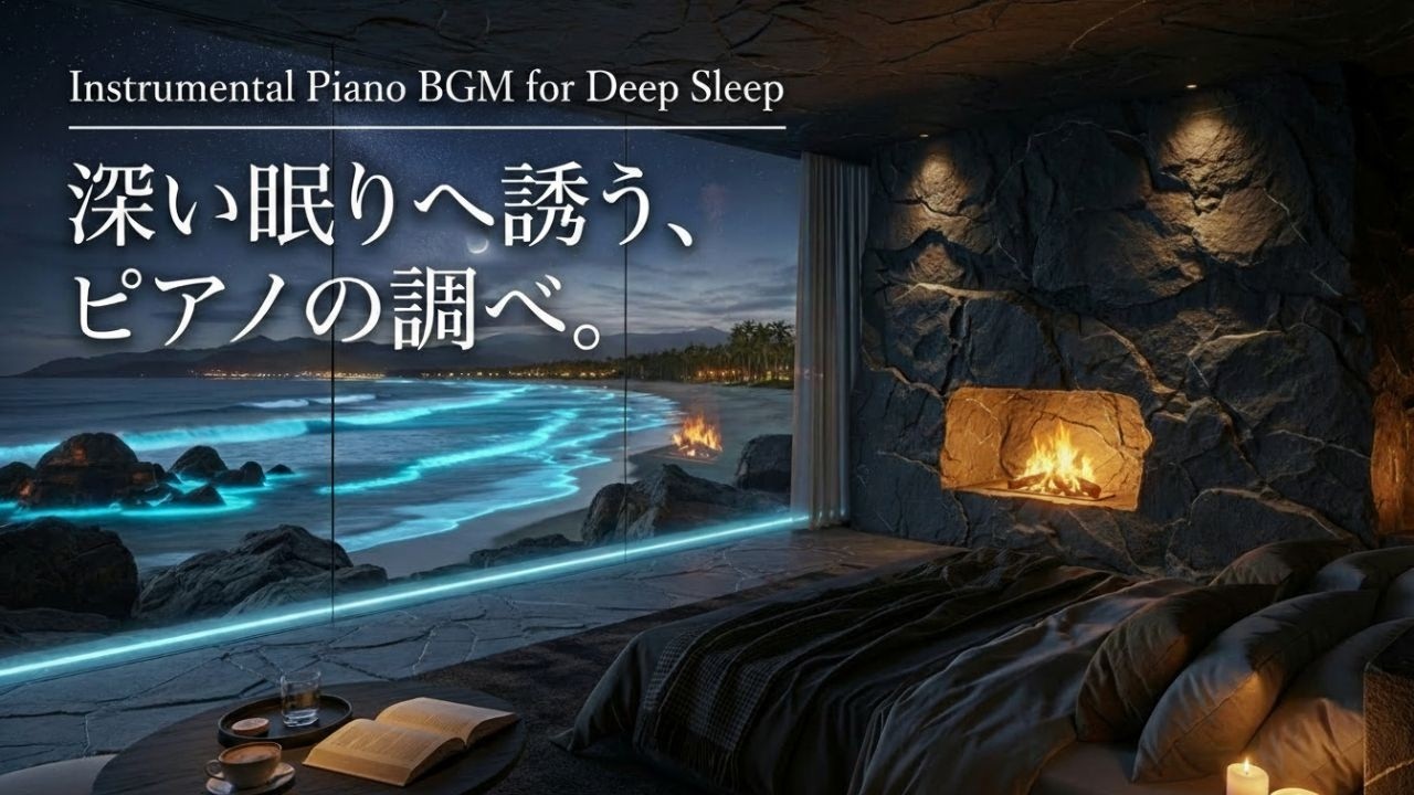 10分で深い眠りへ導く奇跡のピアノ🌙 自律神経を整える睡眠BGM | Fall Asleep in 10 Minutes Healing Piano