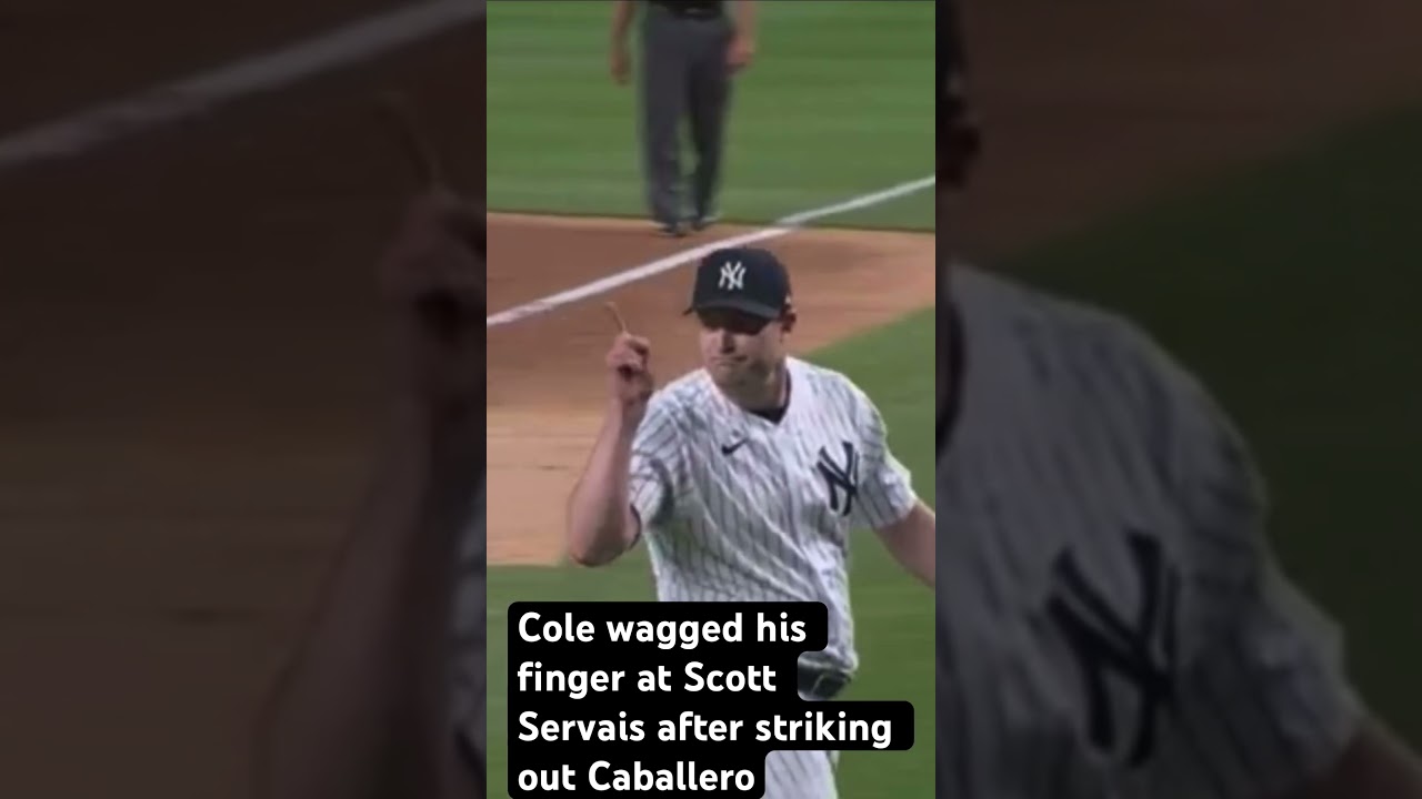 Gerrit Cole TAUNTS the Mariners after strikeout #highlight #mariners  #yankees #baseball 