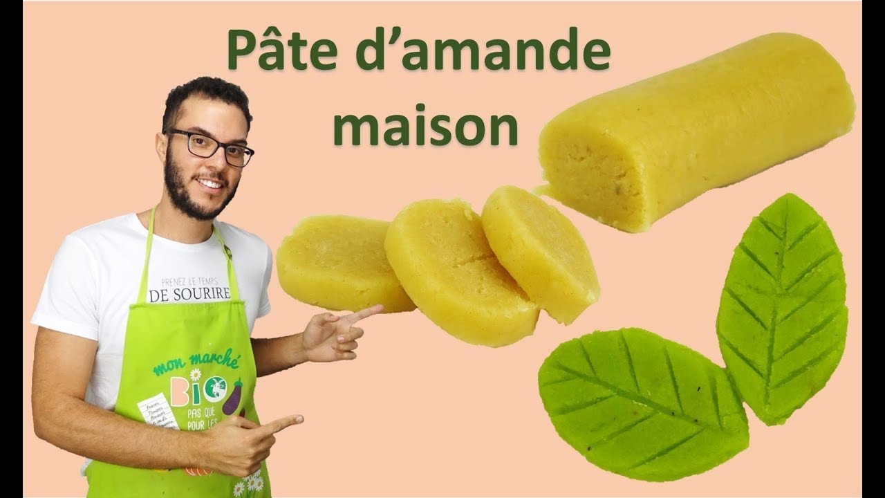 recette PÂTE D'AMANDE MAISON, FACILE ET RAPIDE - YouTube