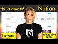 Мини-курс по Notion. Трекер привычек. Часть 1/3