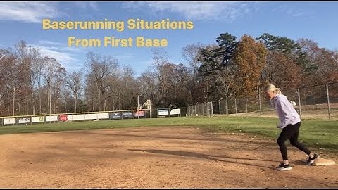 Baserunning Situations From First Base