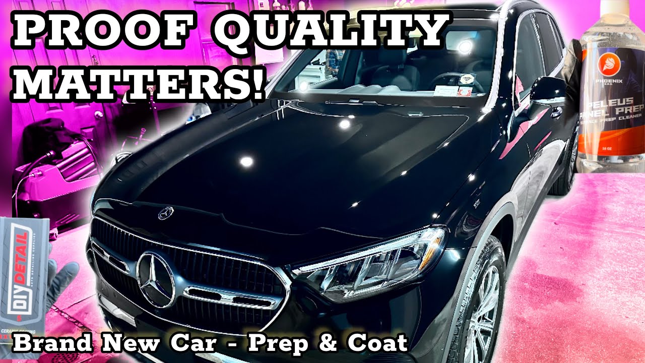 WHY QUALITY MATTERS Phoenix EOD Panel Prep Review & DIY Detail 5 Year Coating Mercedes Benz GLC