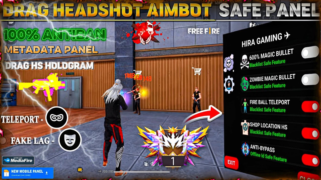 FREE FIRE ANTIBAN🔻DRAG HEADSHOT AIMBOT🎯 FILE'S | PANEL FULLY SAFE - YouTube