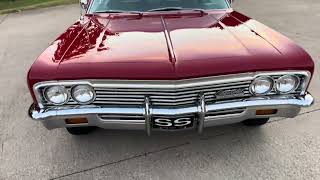 ‘66 Impala SS 4 Speed, 427, Red over black for sale in Texas!