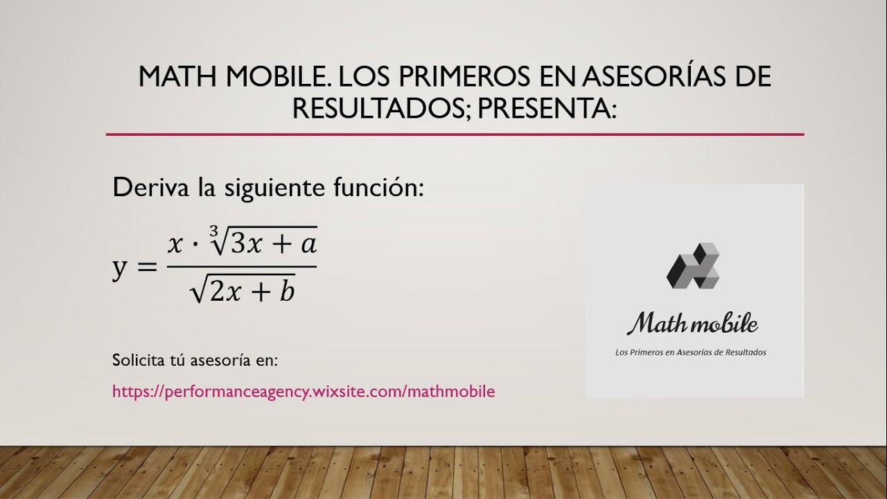 Cual Es La Derivada De 3x