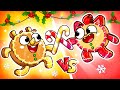 😍✨🎁Christmas Red vs Gold Challenge|| Kids Songs