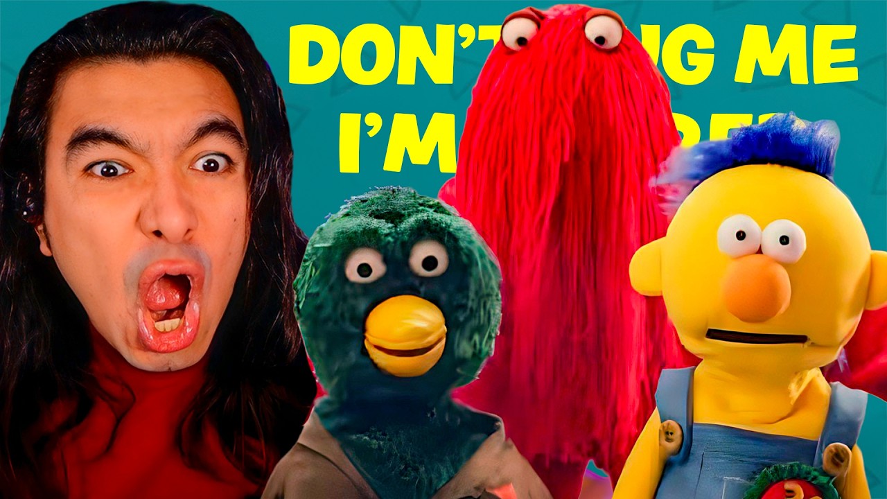 ¡PARECE PLAZA SESAMO PERO DE TERROR! DASITO REACCIONA a DONT HUG ME IM SCARED