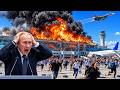 3 minutes ago! A Russian airport was destroyed by Ukrainian F-16s, resulting in numerous casualties.