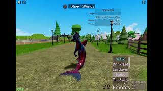 Testing hippogriff,tiger,wolf,aqua horse and unicorn!horse world Roblox