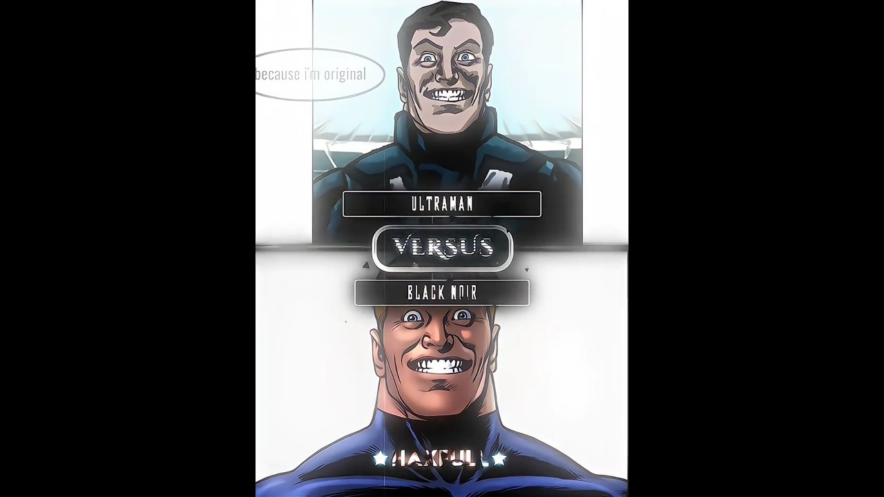 Ultraman vs Black Noir #1v1 #xyzbca  #edit #pop #viral #theboys #dcu #2025 #trend #superman