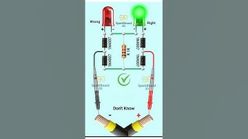 How to Make LED Polarity Tester Circuit | Check Positive & Negative Wire Easily