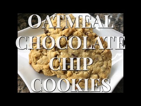 How to Make OATMEAL CHOCOLATE CHIP COOKIES | Brownie Bakes