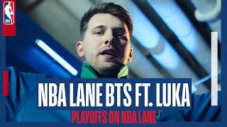 Go BEHIND THE SCENES on NBA LANE set with LUKA DONCIC and MORE! 👀