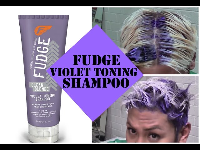 the Fudge Clear Blonde Shampoo to Tone My Hair -