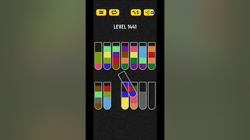 Water sort puzzle level 1441