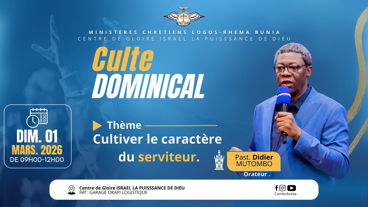 THÈME : CULTUVER LE CARACTÈRE DU SERVITEUR.