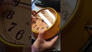 Vintage Seiko Quartz Wall Clock | Antique Marine Design | Yellow Coated Classic #seiko #wallclock