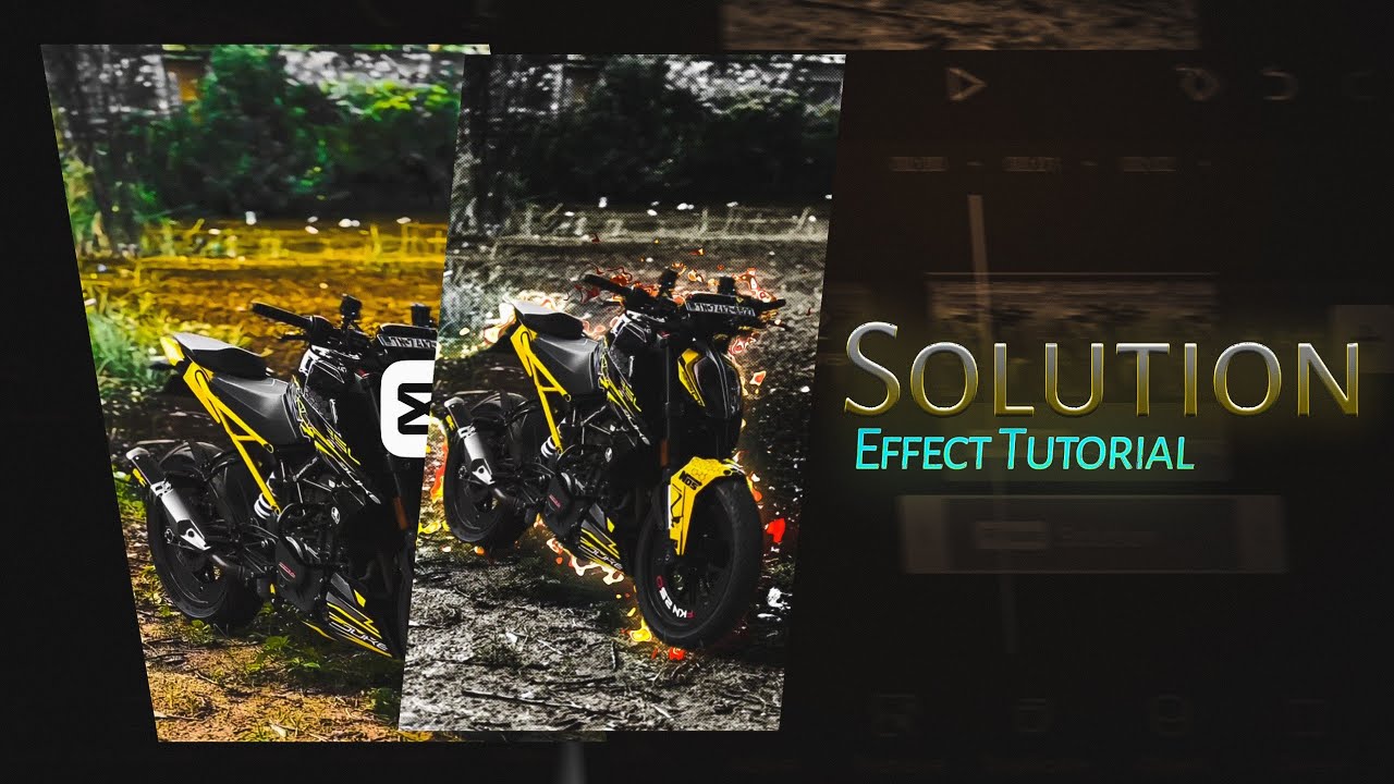 Trending Solution Effect in bike - Capcut Tutorial ️ - YouTube
