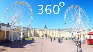 Watch Twin Ferris Wheels Spin in 360° VR - Mesmerizing Time Lapse