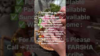 #work from home #part time job #job opportunity #tele calling #songs
