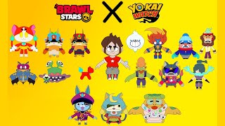 Brawl Stars x Yo-Kai Watch Skins