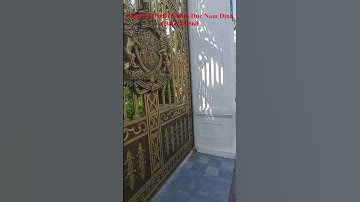 Lắp đặt cổng nhôm đúc