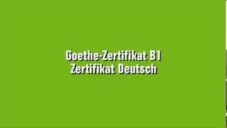 Goethe Zertifikat B1 Mündlich mp3