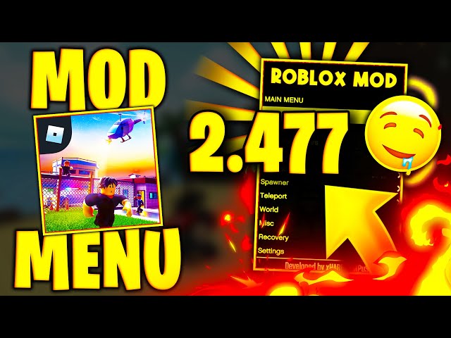 Roblox Mod Menu V2.477.421716 With 77 Features 😎 Updated Unlimited  Robux!!!😱😱 Working In All Servers - BiliBili