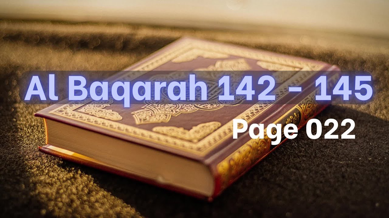 Jam Rashed 145 Quran Murottal terjemah Al Baqarah ayat 142-145 juz 02 hal. 022 !El ...