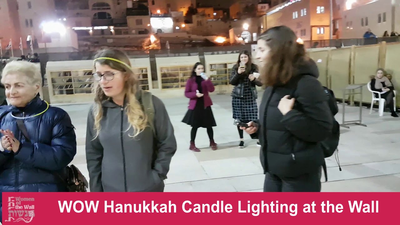 WOW Hanukkah Candle Lighting at the Wall YouTube