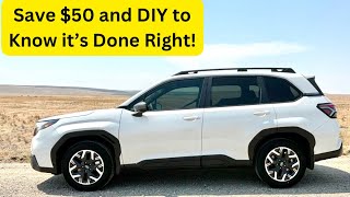 2025+ Subaru Forester Oil Change | 2.5 Boxer Engine
