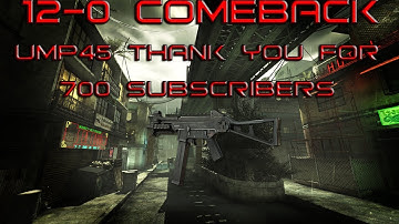 MW3 SnD PC | UMP45 12-0 3 Rounds Comeback | Thank you & Inspirations