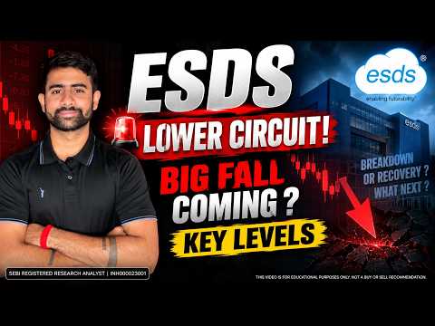 ESDS Stock Locked in Lower Circuit! What Should Investors Do? | Key Levels & Analysis