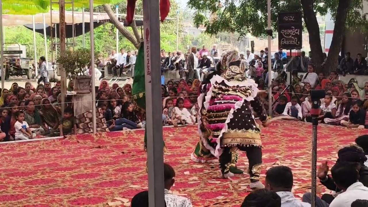 બાદશાહ અને રામાપીર નું યુદ્ધ || bhadli ramamandal || ઉત્તરાયણ મહોત્સવ 2025 #ramamandal #bhadli