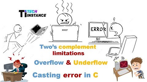 overflow and underflow | type casting errors in C | two