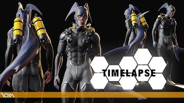 Codi_ROYA - Character (Blender & Substance Painter Timelapse)