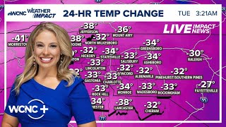 Frigid temperatures across the Carolinas following severe weather | Majestic Storm forecast 3/17/26