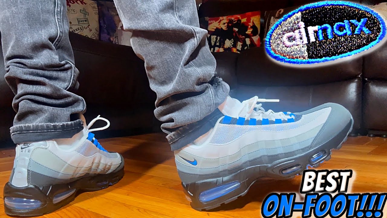 Nike Air Max 95 'BLUE SPARK’ Review & BEST On Foot!!